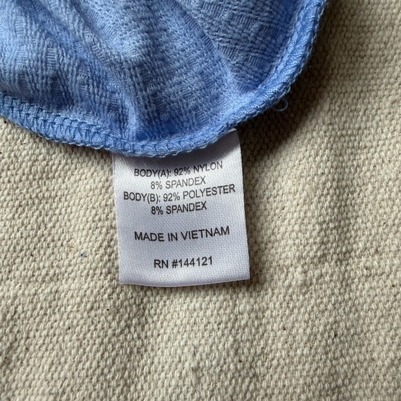 Bette & Court M Golf 1/4 Zip Women's Light Blue Long Sleeve Athletic - Picture 6 of 6